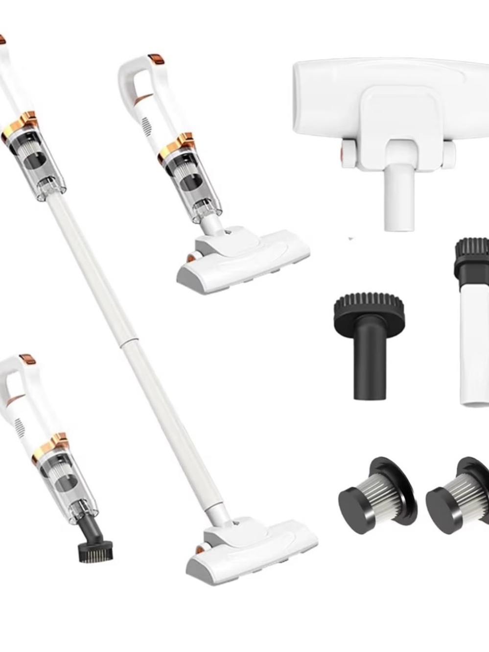 Cordless Stick Vacuum Cleaner with Accessories - White Brand New in the box